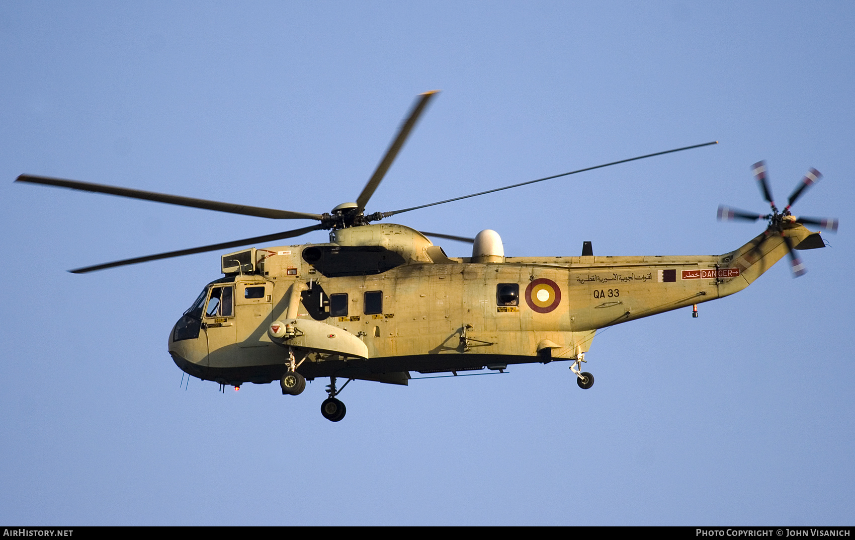 Aircraft Photo of QA33 | Westland WS-61 Commando Mk3 | Qatar - Air Force | AirHistory.net #589577