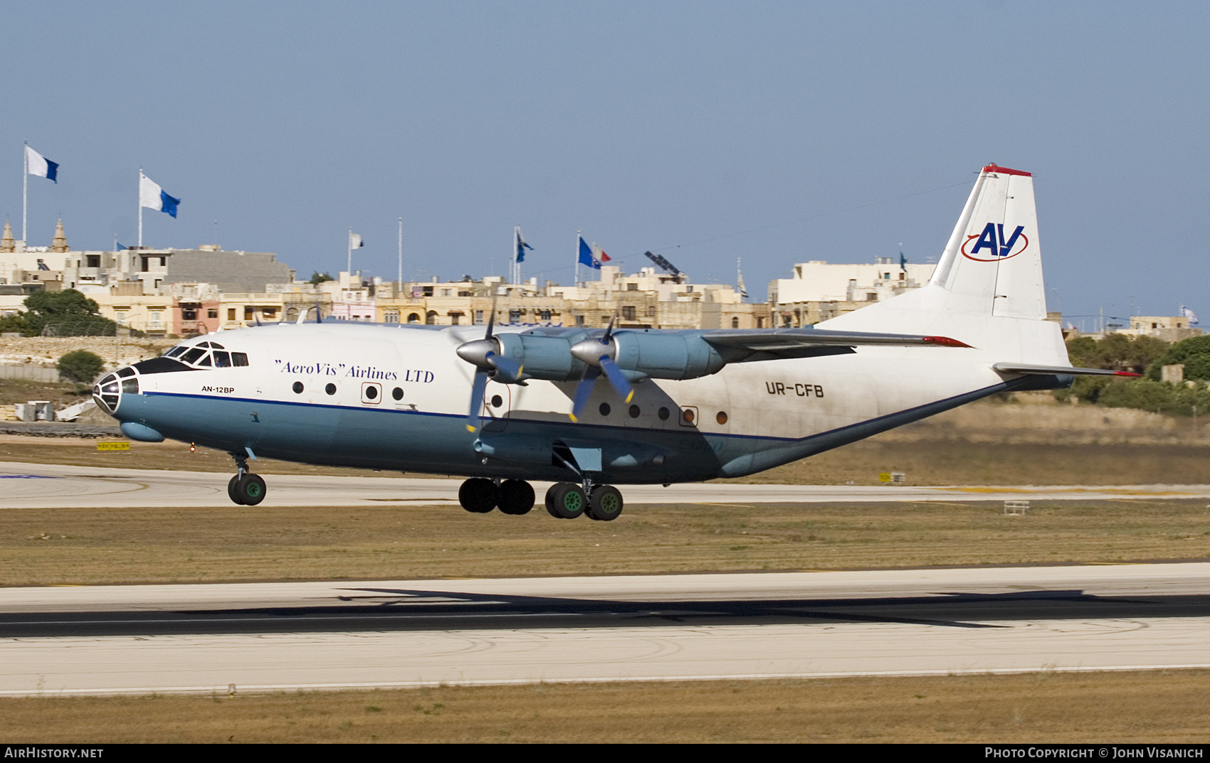 Aircraft Photo of UR-CFB | Antonov An-12BP | AeroVis Airlines | AirHistory.net #589578