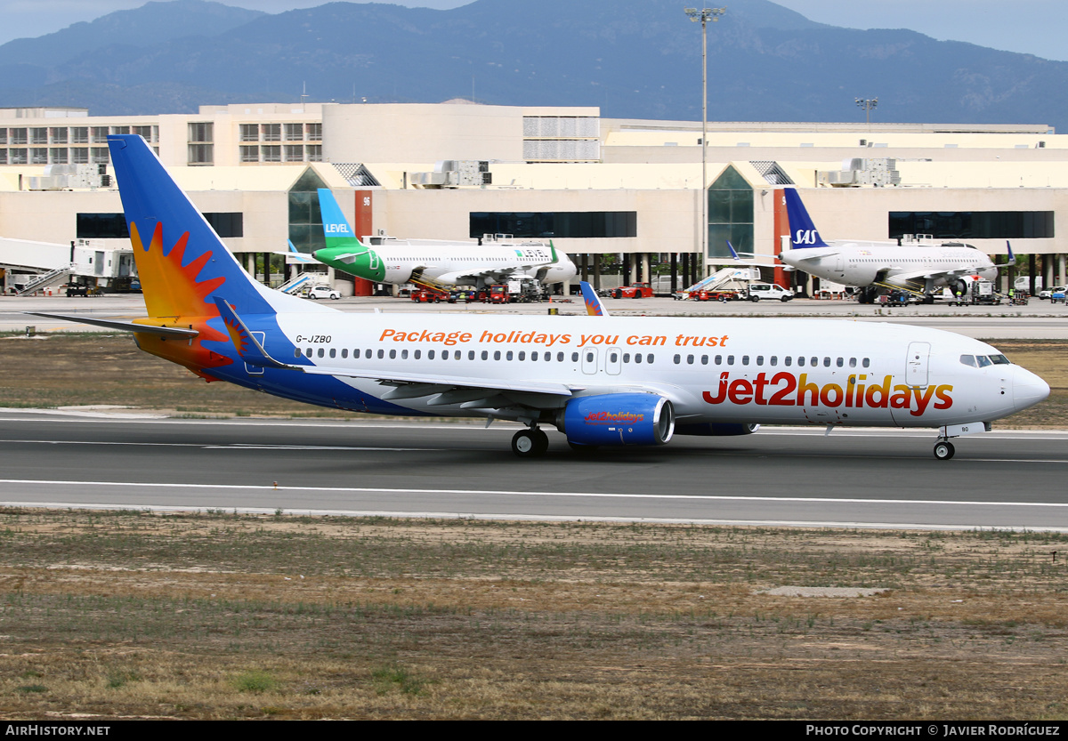 Aircraft Photo of G-JZBO | Boeing 737-800 | Jet2 Holidays | AirHistory.net #589589