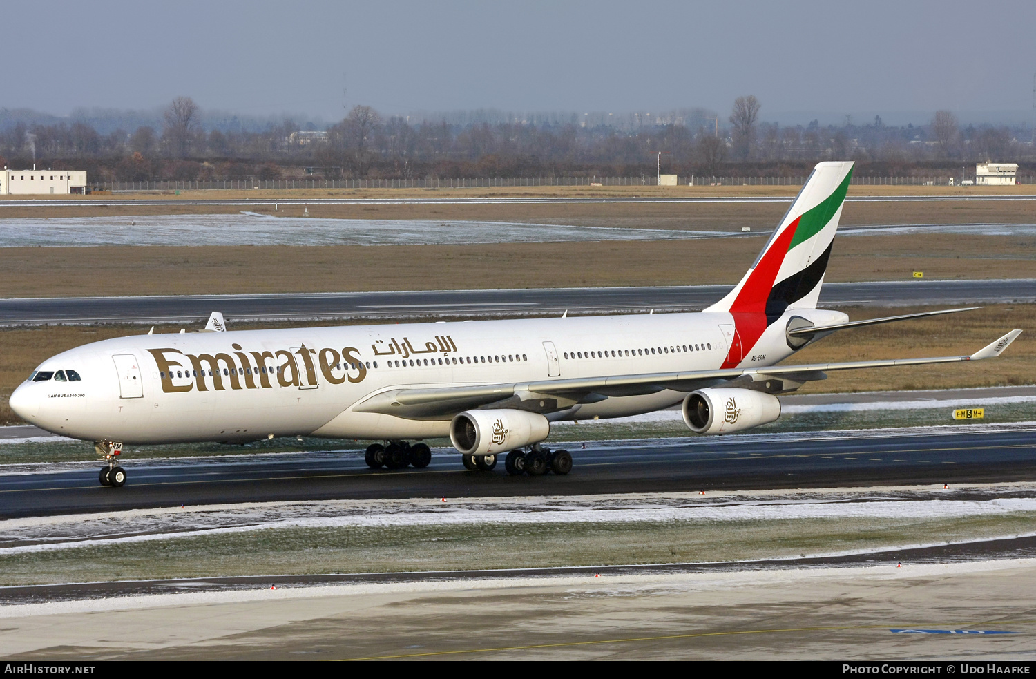 Aircraft Photo of A6-ERM | Airbus A340-313X | Emirates | AirHistory.net #589614