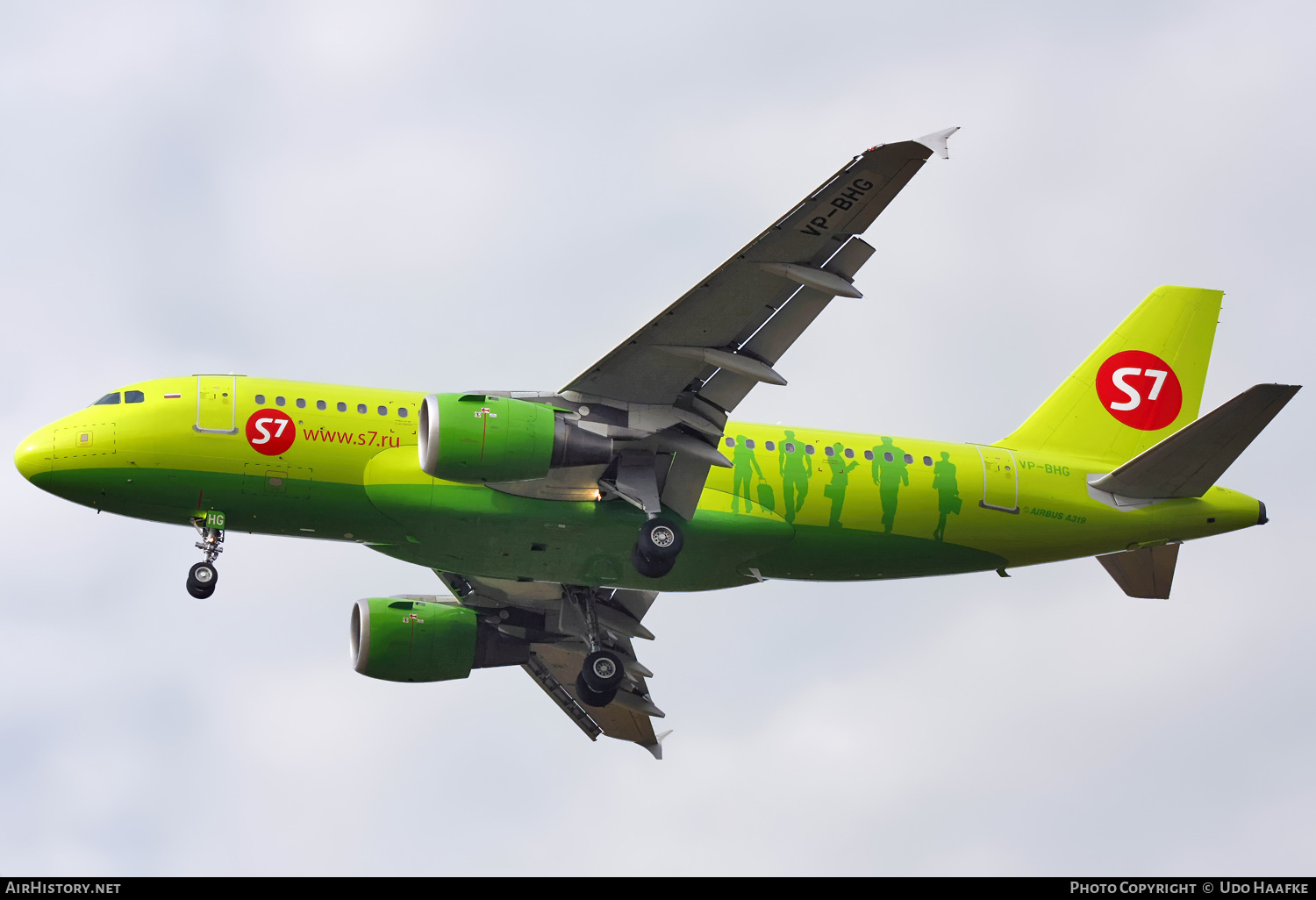 Aircraft Photo of VP-BHG | Airbus A319-114 | S7 Airlines | AirHistory.net #589615