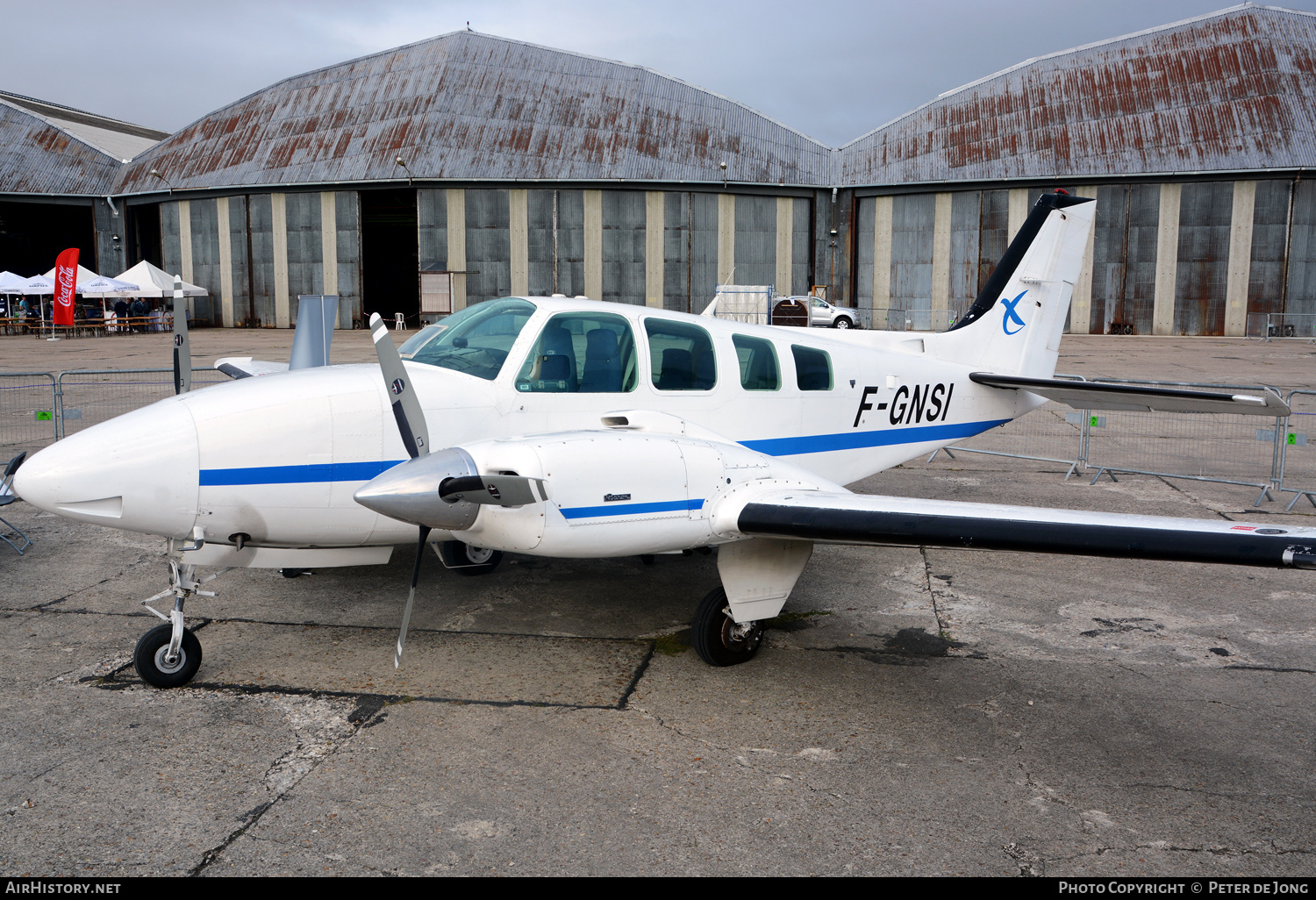 Aircraft Photo of F-GNSI | Beech 58 Baron | DGAC - Direction Générale de l'Aviation Civile | AirHistory.net #589628