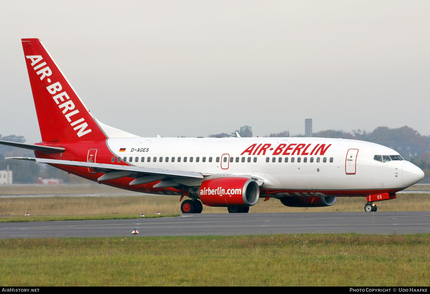 Aircraft Photo of D-AGES | Boeing 737-75B | Air Berlin | AirHistory.net #589635