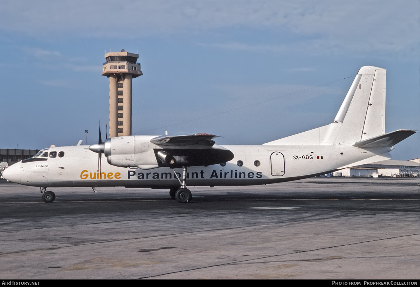 Aircraft Photo of 3X-GDG | Antonov An-24RV | Guinee Paramount Airlines | AirHistory.net #589640