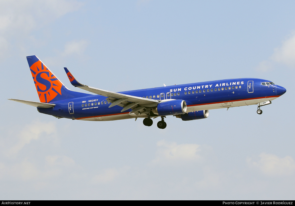 Aircraft Photo of N828SY | Boeing 737-8F2 | Sun Country Airlines | AirHistory.net #589650