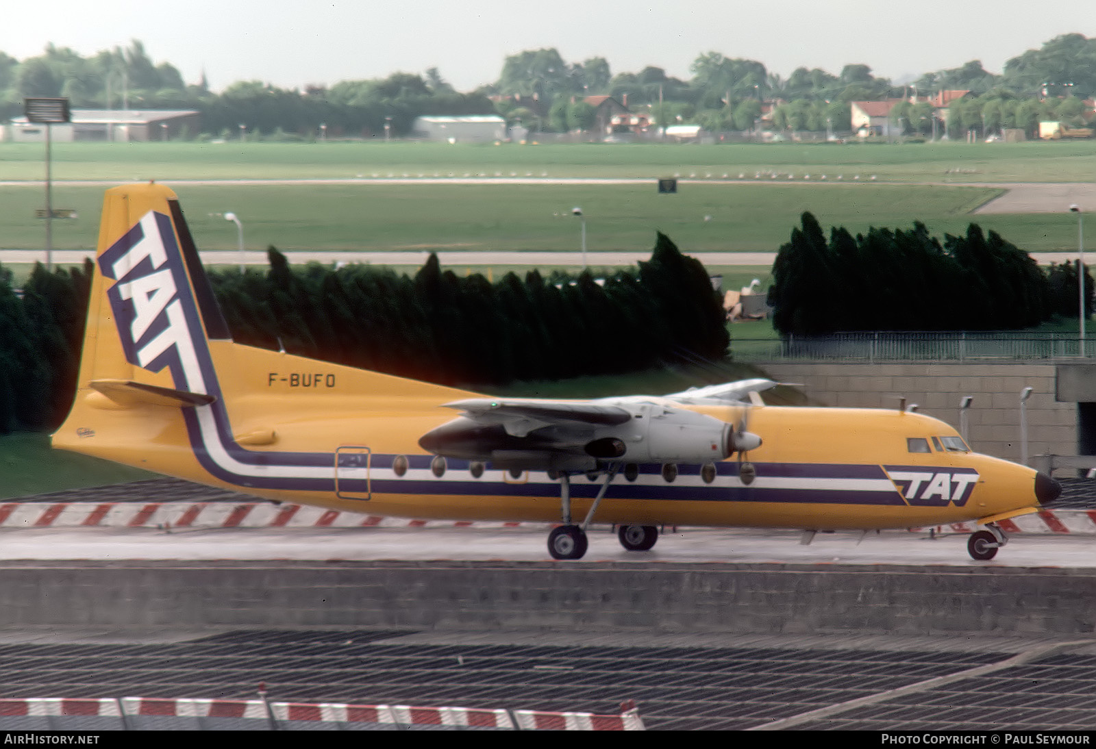 Aircraft Photo of F-BUFO | Fokker F27-200 Friendship | TAT - Touraine Air Transport | AirHistory.net #589652