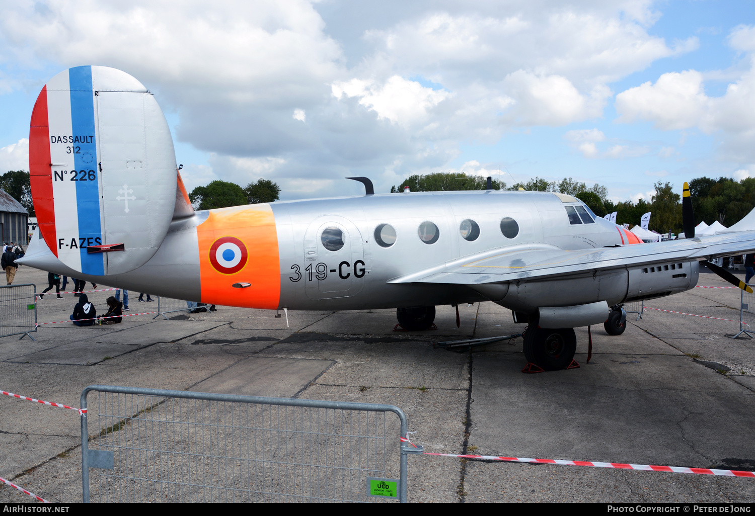 Aircraft Photo of F-AZES / 226 | Dassault MD-312 Flamant | France - Air Force | AirHistory.net #589654