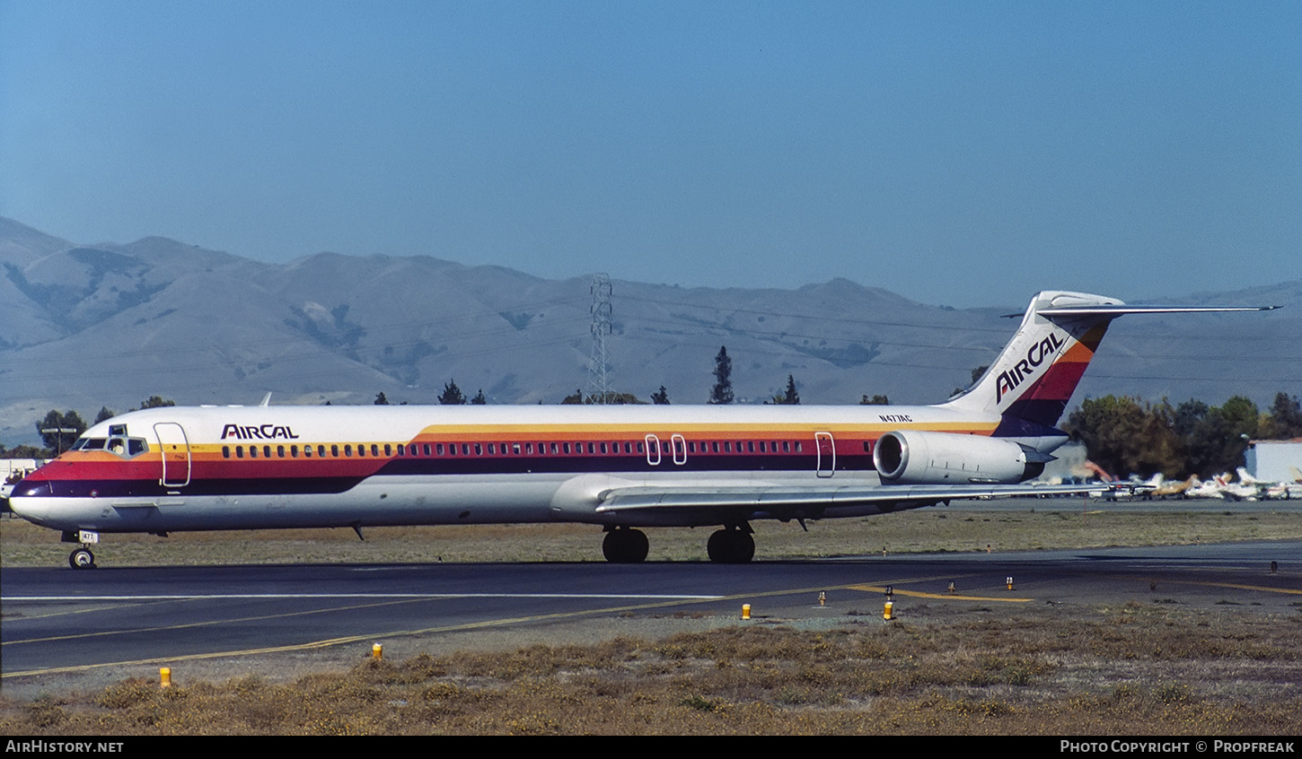 Aircraft Photo of N477AC | McDonnell Douglas MD-82 (DC-9-82) | AirCal | AirHistory.net #589660