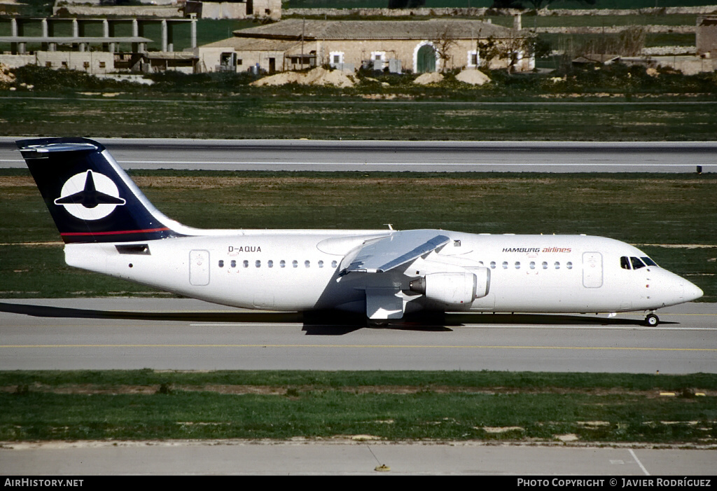 Aircraft Photo of D-AQUA | British Aerospace BAe-146-300 | Hamburg Airlines | AirHistory.net #589665