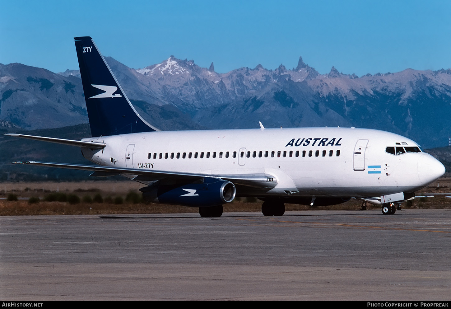 Aircraft Photo of LV-ZTY | Boeing 737-236/Adv | Austral Líneas Aéreas | AirHistory.net #589671