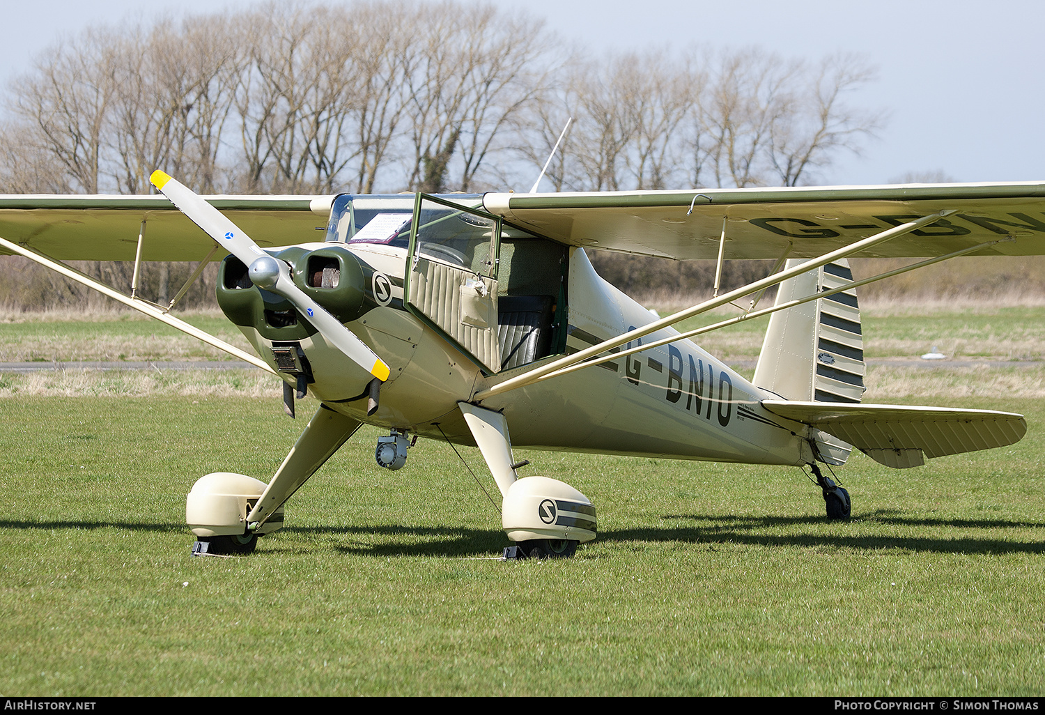 Aircraft Photo of G-BNIO | Luscombe 8A Silvaire | AirHistory.net #589768