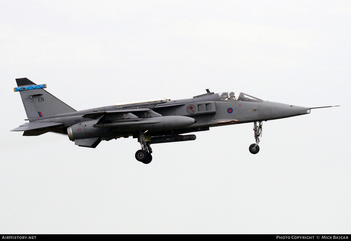 Aircraft Photo of XZ109 | Sepecat Jaguar GR3A | UK - Air Force | AirHistory.net #589805
