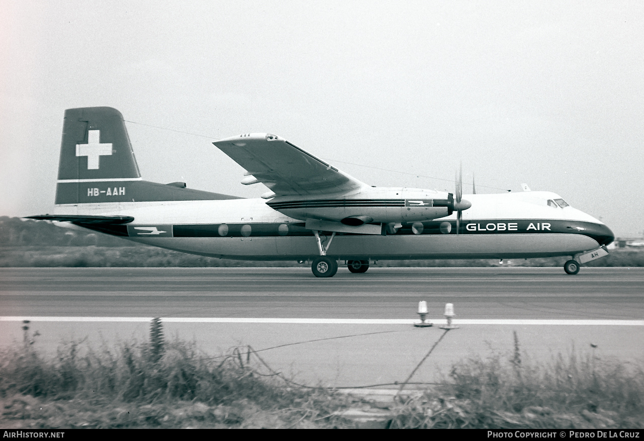 Aircraft Photo of HB-AAH | Handley Page HPR-7 Herald 210 | Globe Air | AirHistory.net #589819