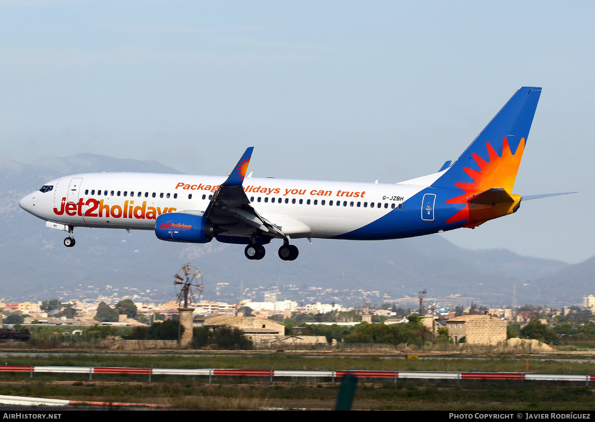 Aircraft Photo of G-JZBH | Boeing 737-800 | Jet2 Holidays | AirHistory.net #589822