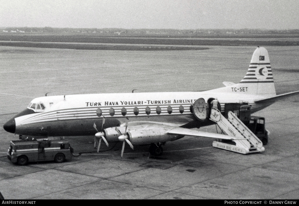 Aircraft Photo of TC-SET | Vickers 794D Viscount | THY Türk Hava Yolları - Turkish Airlines | AirHistory.net #589825