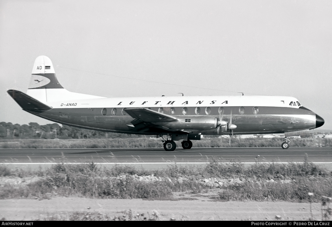 Aircraft Photo of D-ANAD | Vickers 814 Viscount | Lufthansa | AirHistory.net #589836
