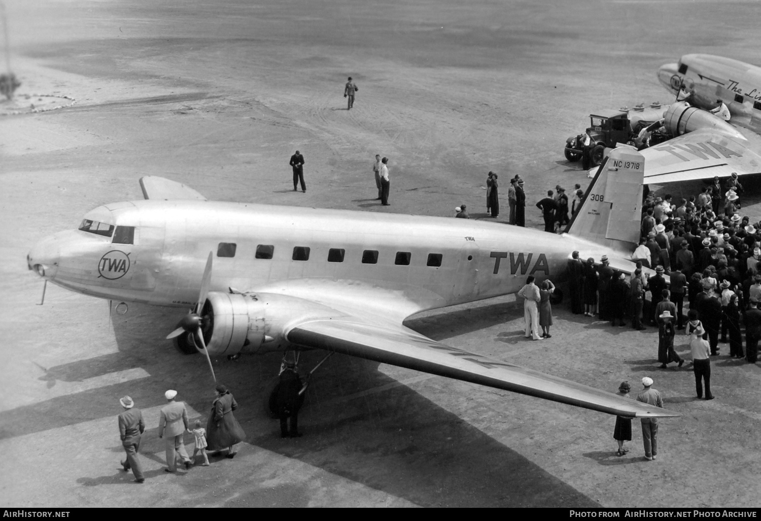Aircraft Photo of NC13718 | Douglas DC-2-112 | TWA - Transcontinental and Western Air | AirHistory.net #589855