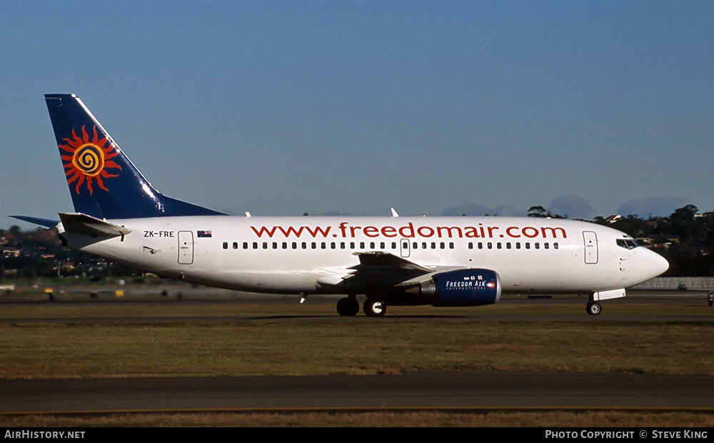 Aircraft Photo of ZK-FRE | Boeing 737-3U3 | Freedom Air | AirHistory.net #589863