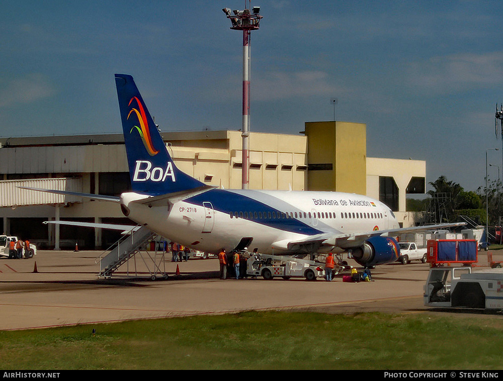 Aircraft Photo of CP-2718 | Boeing 737-33A | Boliviana de Aviación - BoA | AirHistory.net #589867