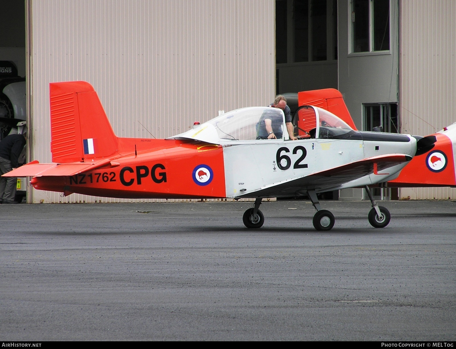 Aircraft Photo of ZK-CPG / CPG / NZ1762 | AESL Airtourer T6/24 | New Zealand - Air Force | AirHistory.net #589898