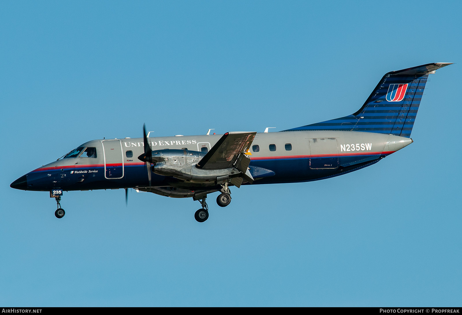 Aircraft Photo of N235SW | Embraer EMB-120 Brasilia | United Express | AirHistory.net #589922