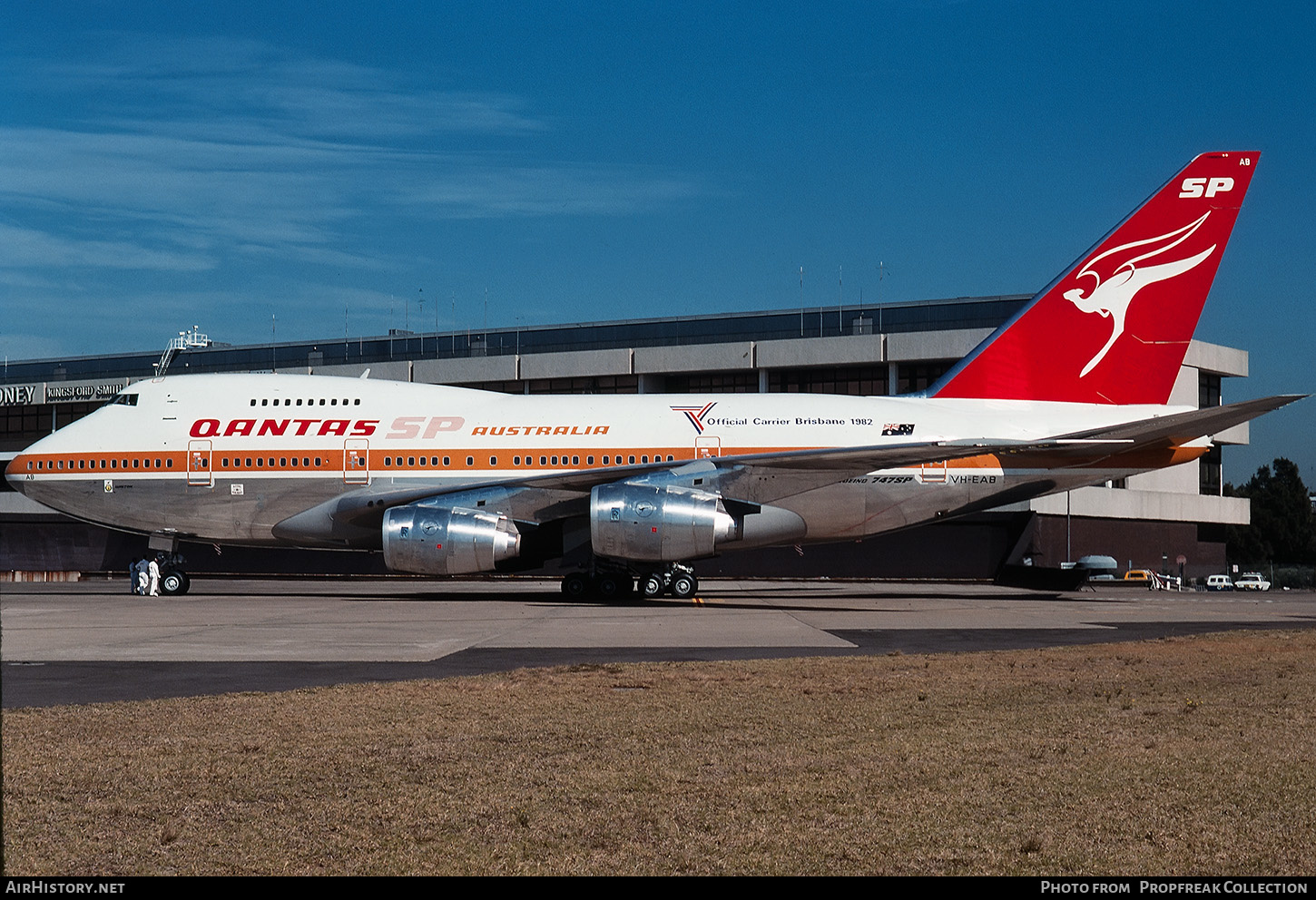Aircraft Photo of VH-EAB | Boeing 747SP-38 | Qantas | AirHistory.net #589925