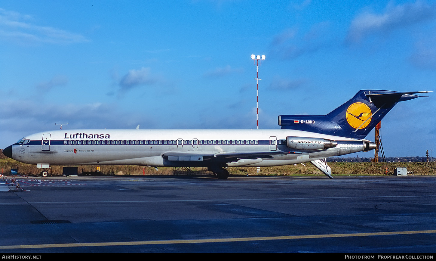 Aircraft Photo of D-ABKB | Boeing 727-230/Adv | Lufthansa | AirHistory.net #589929
