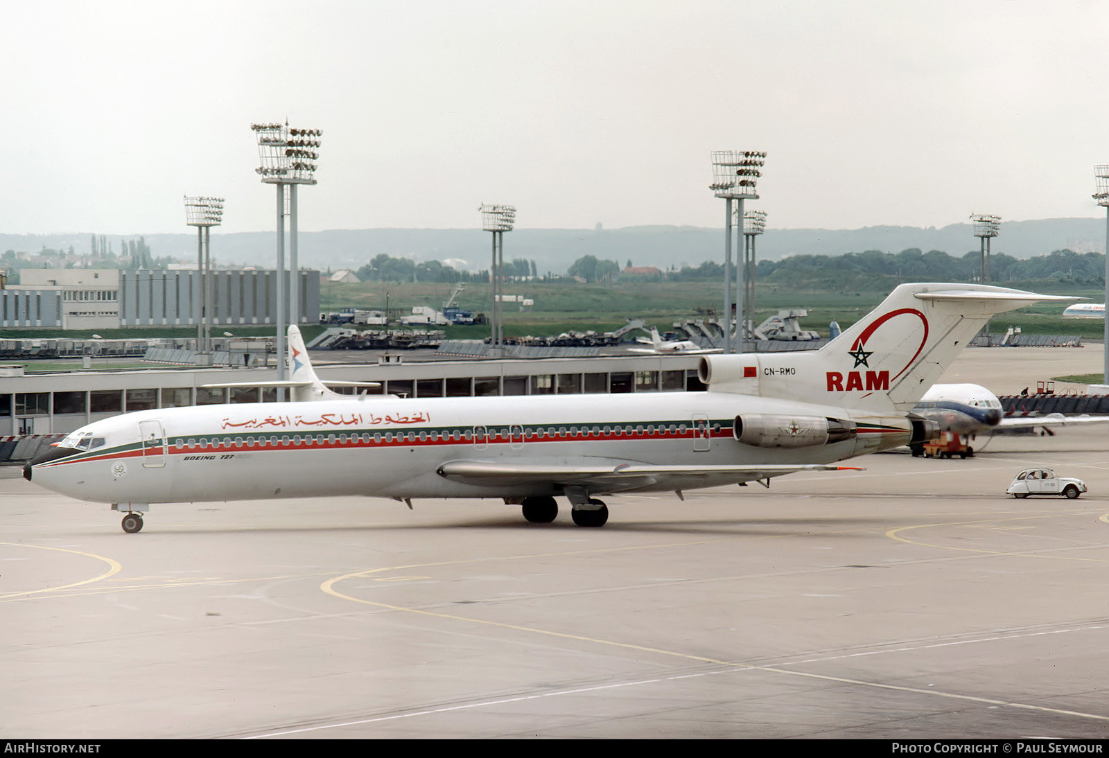 Aircraft Photo of CN-RMO | Boeing 727-2B6/Adv | Royal Air Maroc - RAM | AirHistory.net #589968