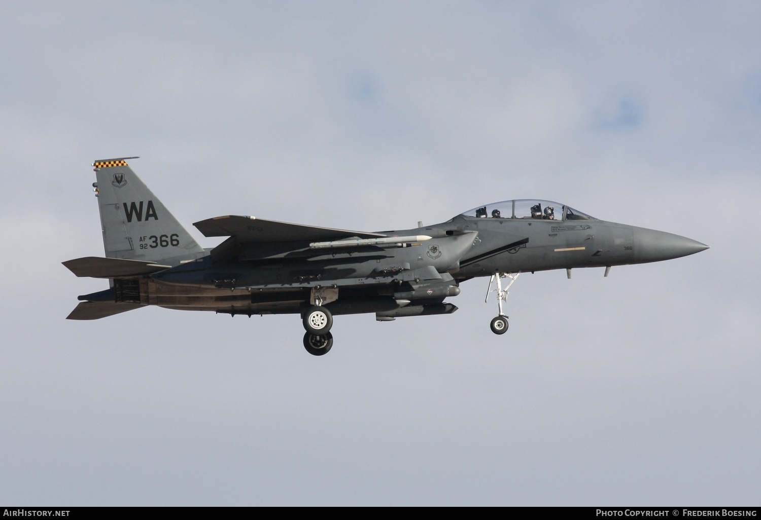 Aircraft Photo of 92-0366 / AF92-366 | Boeing F-15E Strike Eagle | USA - Air Force | AirHistory.net #589977