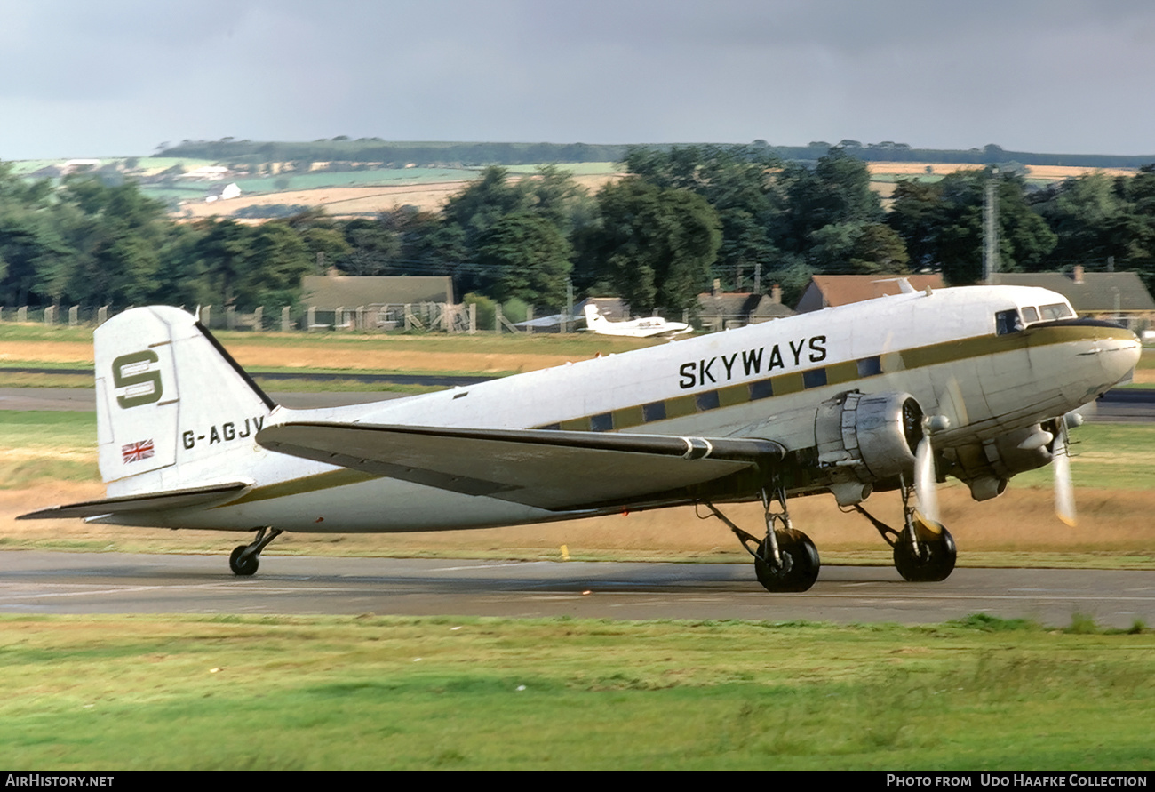 Aircraft Photo of G-AGJV | Douglas C-47A Skytrain | Skyways Cargo Airline | AirHistory.net #590008
