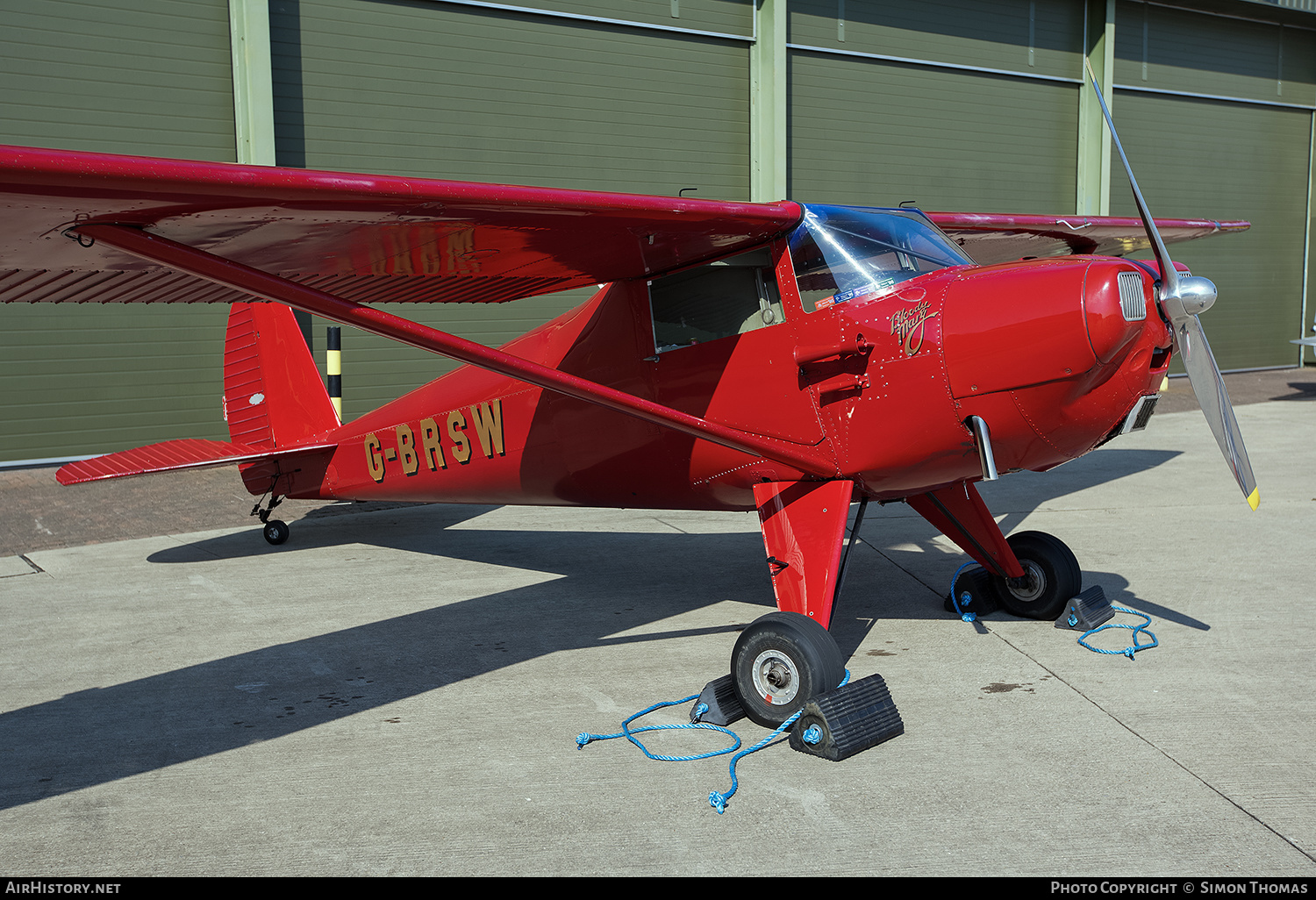 Aircraft Photo of G-BRSW | Luscombe 8A Silvaire | AirHistory.net #590024