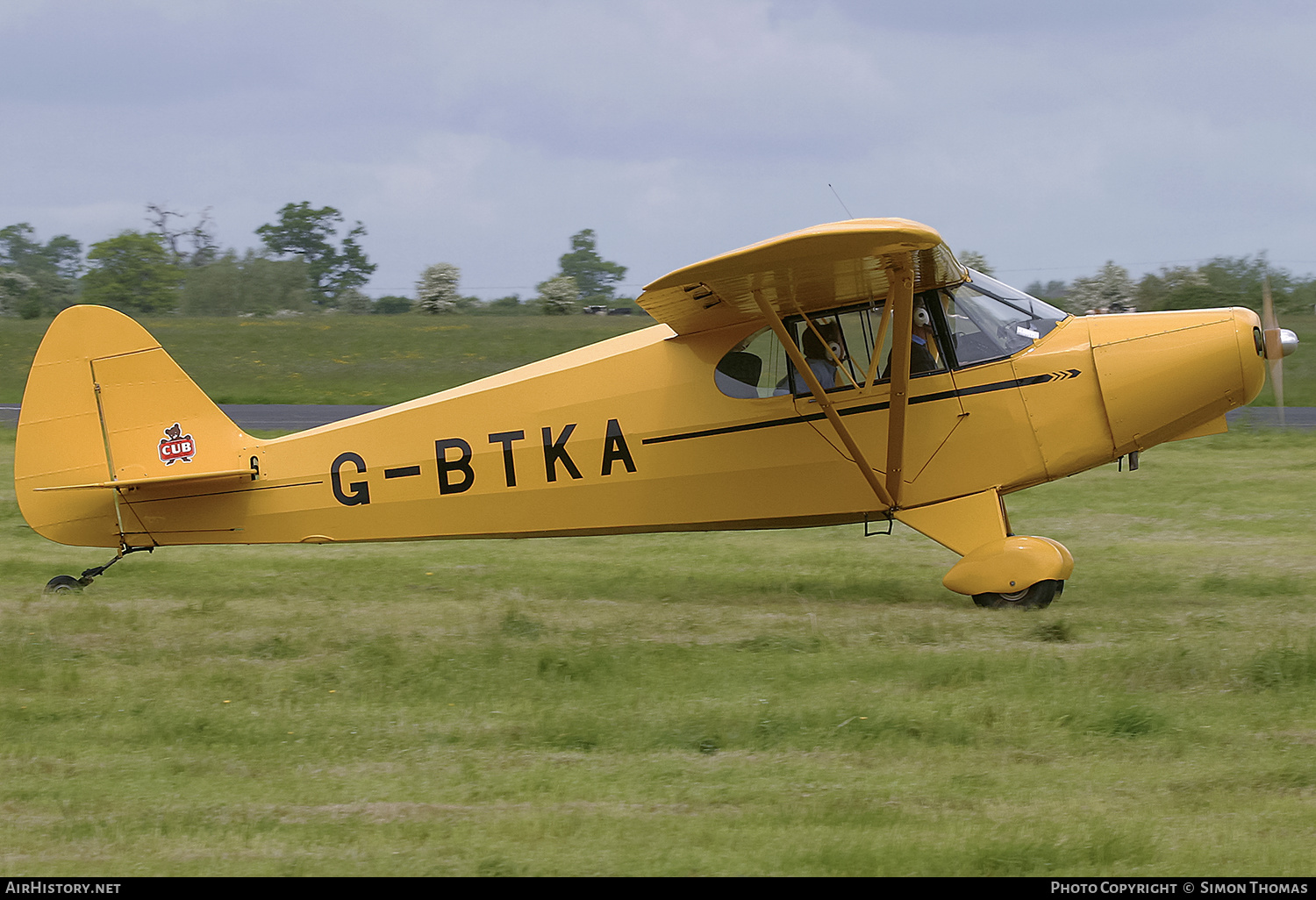 Aircraft Photo of G-BTKA | Piper J-5A Cub Cruiser | AirHistory.net #590028