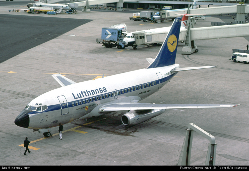 Aircraft Photo of D-ABET | Boeing 737-130 | Lufthansa | AirHistory.net #590036