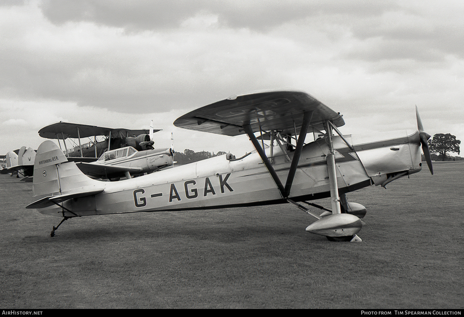 Aircraft Photo of G-AGAK | Hirtenberg HS-9A | AirHistory.net #590077