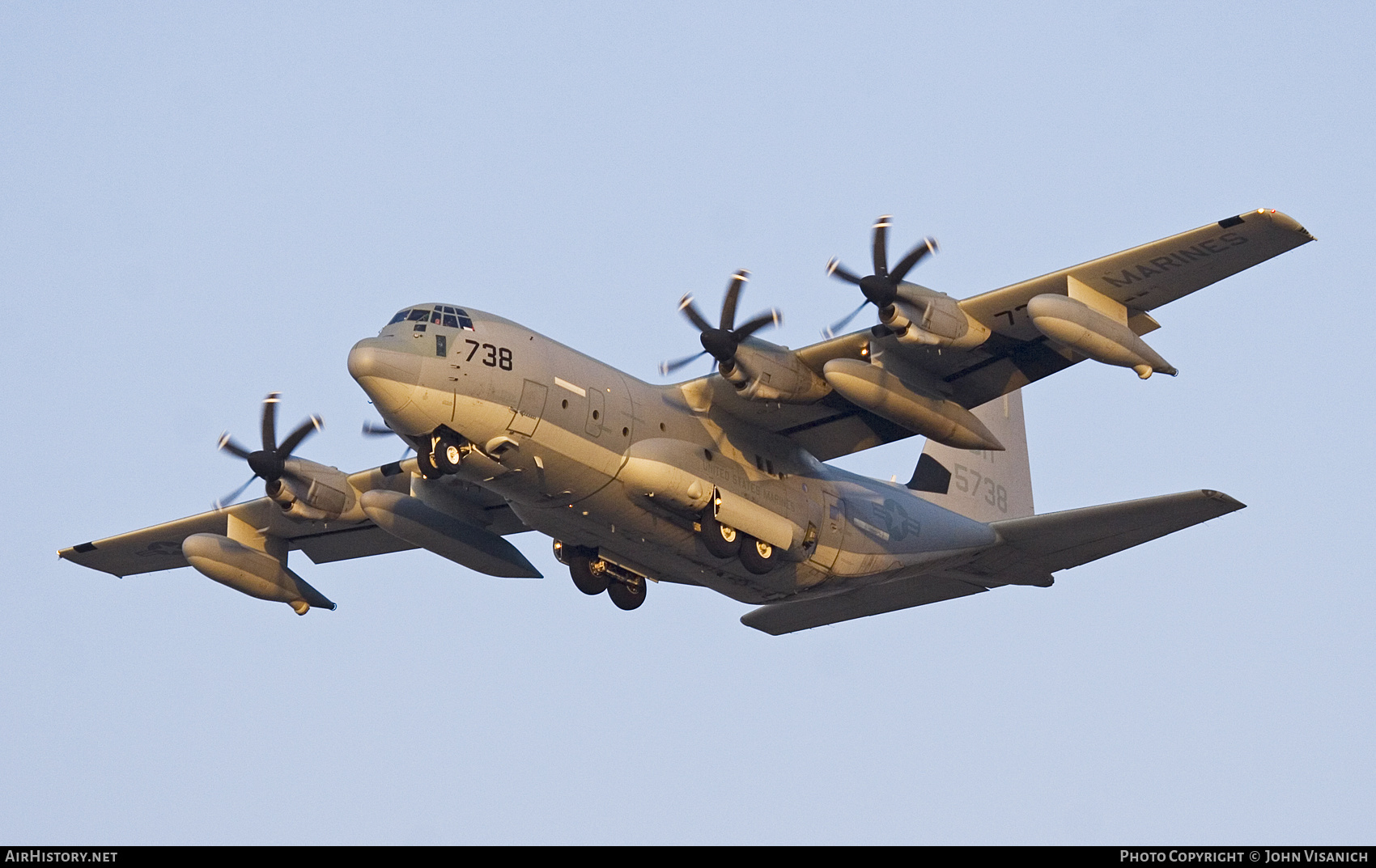 Aircraft Photo of 165738 / 5738 | Lockheed Martin KC-130J Hercules | USA - Marines | AirHistory.net #590120