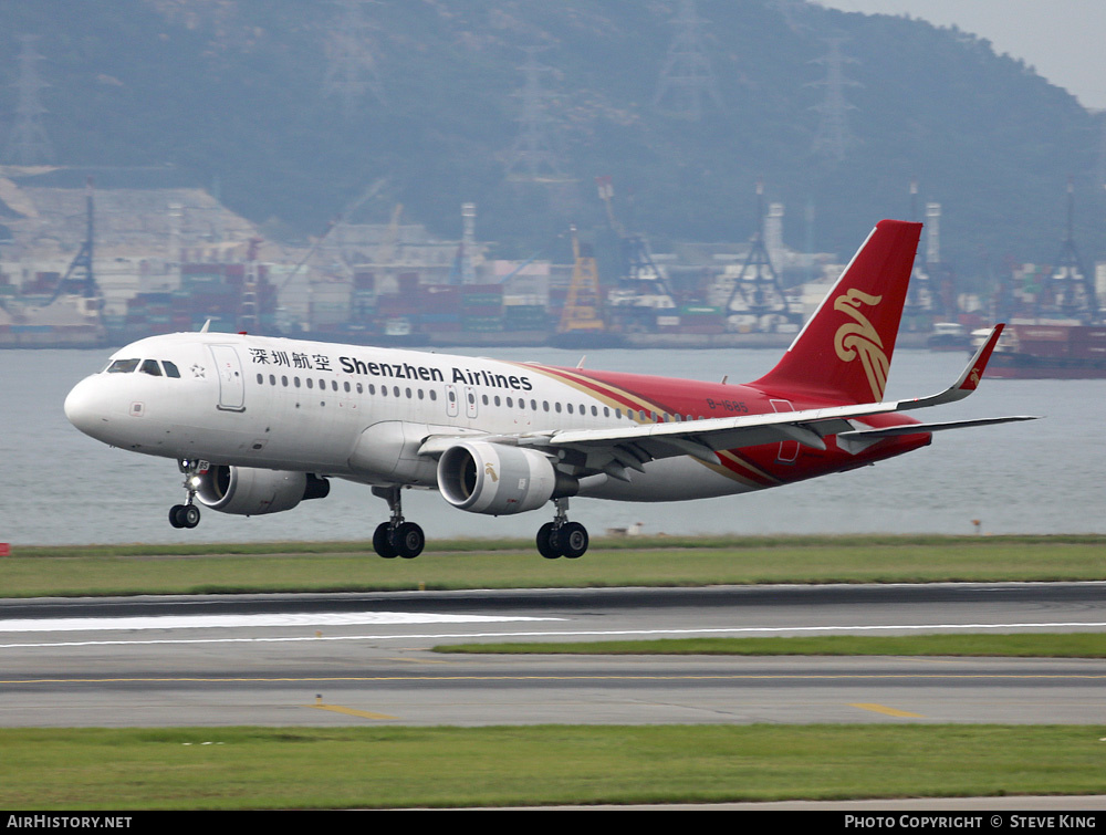 Aircraft Photo of B-1685 | Airbus A320-214 | Shenzhen Airlines | AirHistory.net #590135
