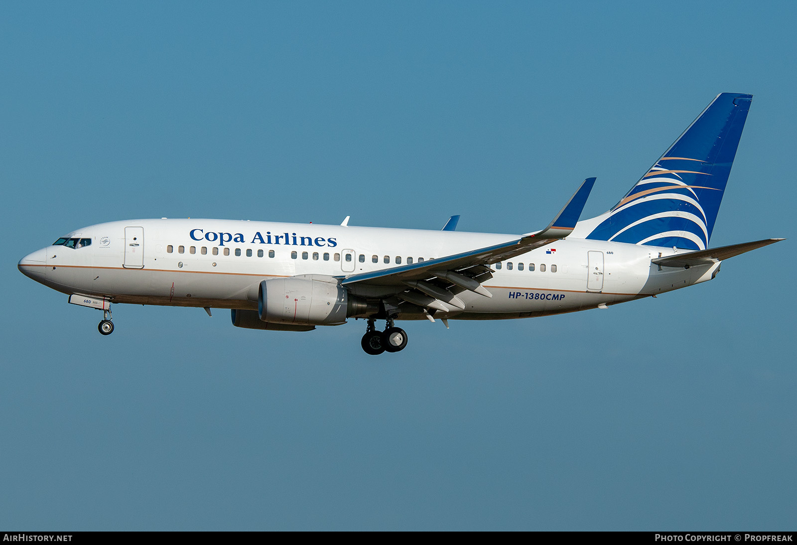 Aircraft Photo of HP-1380CMP | Boeing 737-7V3 | Copa Airlines | AirHistory.net #590136