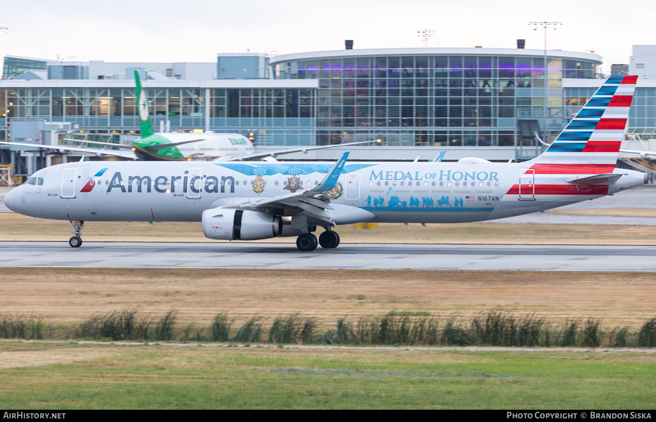 Aircraft Photo of N167AN | Airbus A321-231 | American Airlines | AirHistory.net #590146