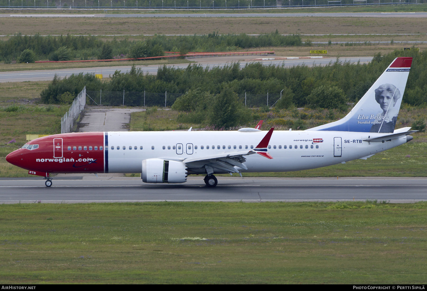 Aircraft Photo of SE-RTB | Boeing 737-8 Max 8 | Norwegian | AirHistory.net #590150