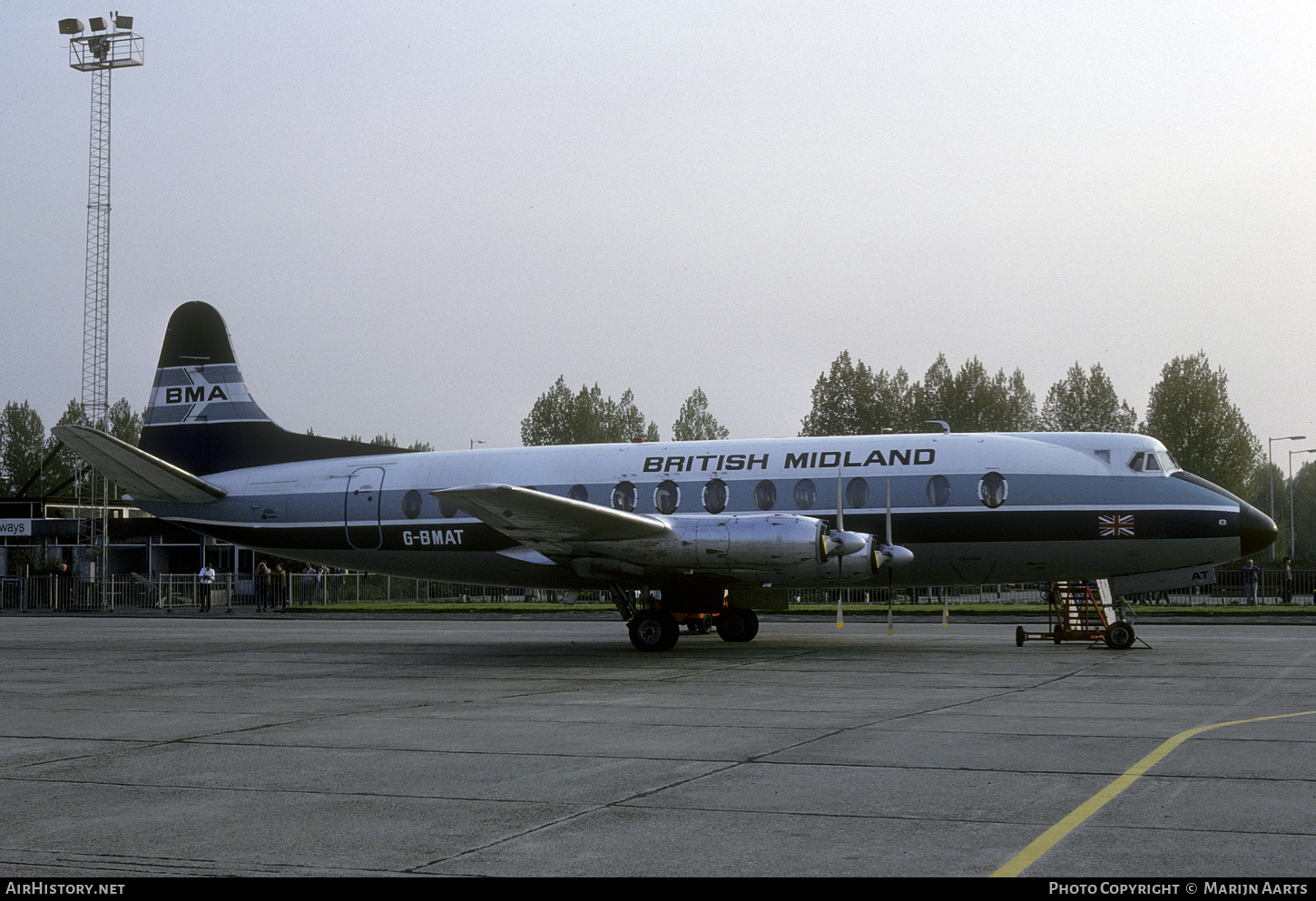 Aircraft Photo of G-BMAT | Vickers 813 Viscount | British Midland Airways - BMA | AirHistory.net #590159