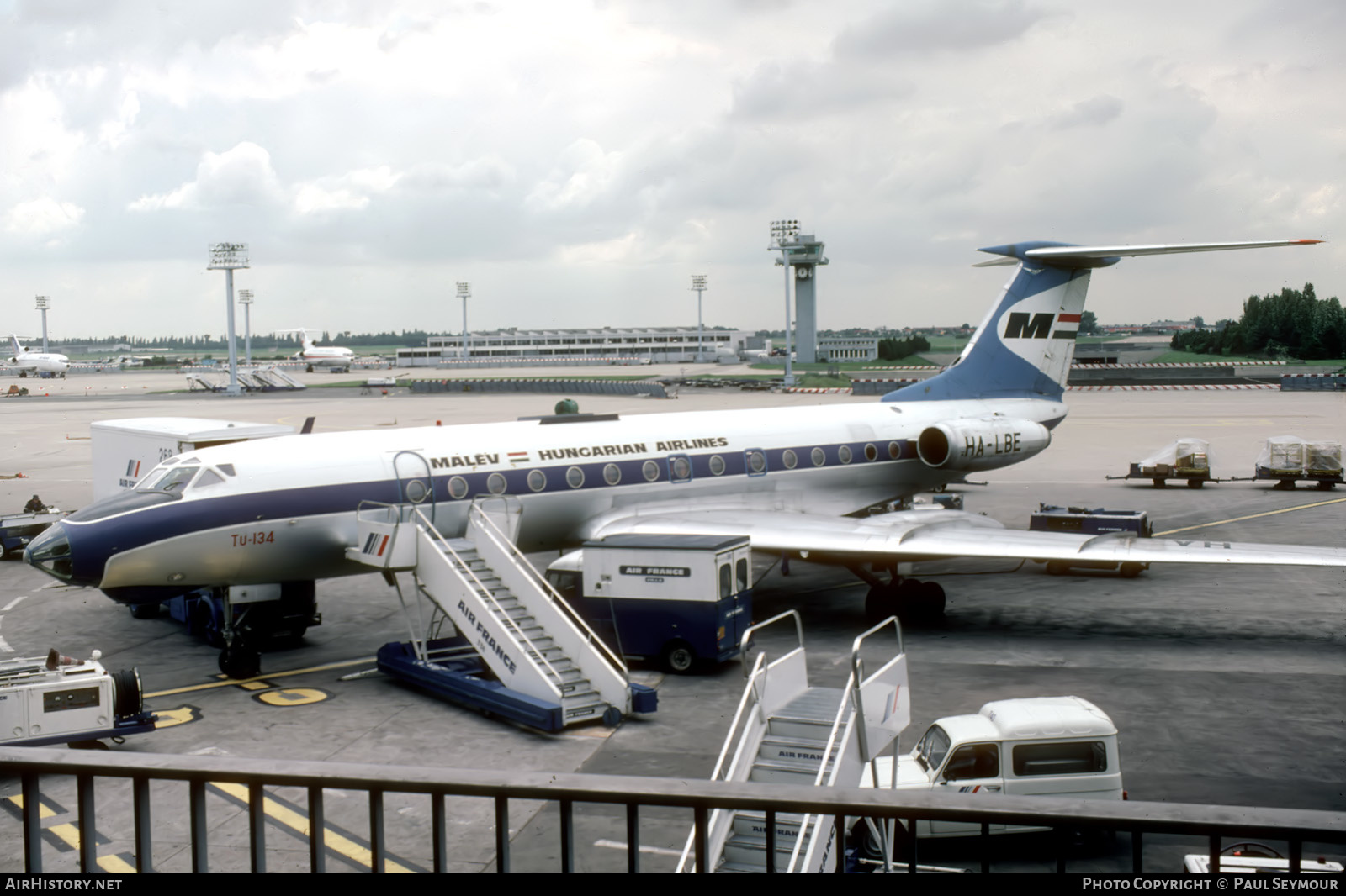 Aircraft Photo of HA-LBE | Tupolev Tu-134 | Malév - Hungarian Airlines | AirHistory.net #590179