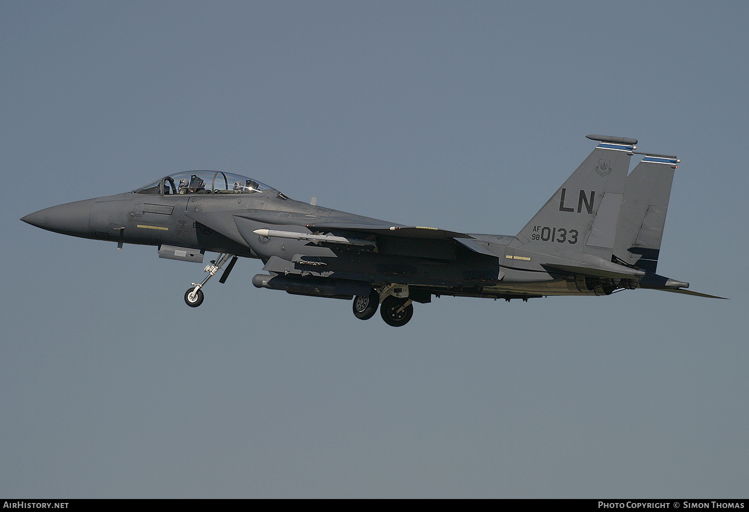 Aircraft Photo of 98-0133 / AF98-133 | McDonnell Douglas F-15E Strike Eagle | USA - Air Force | AirHistory.net #590201