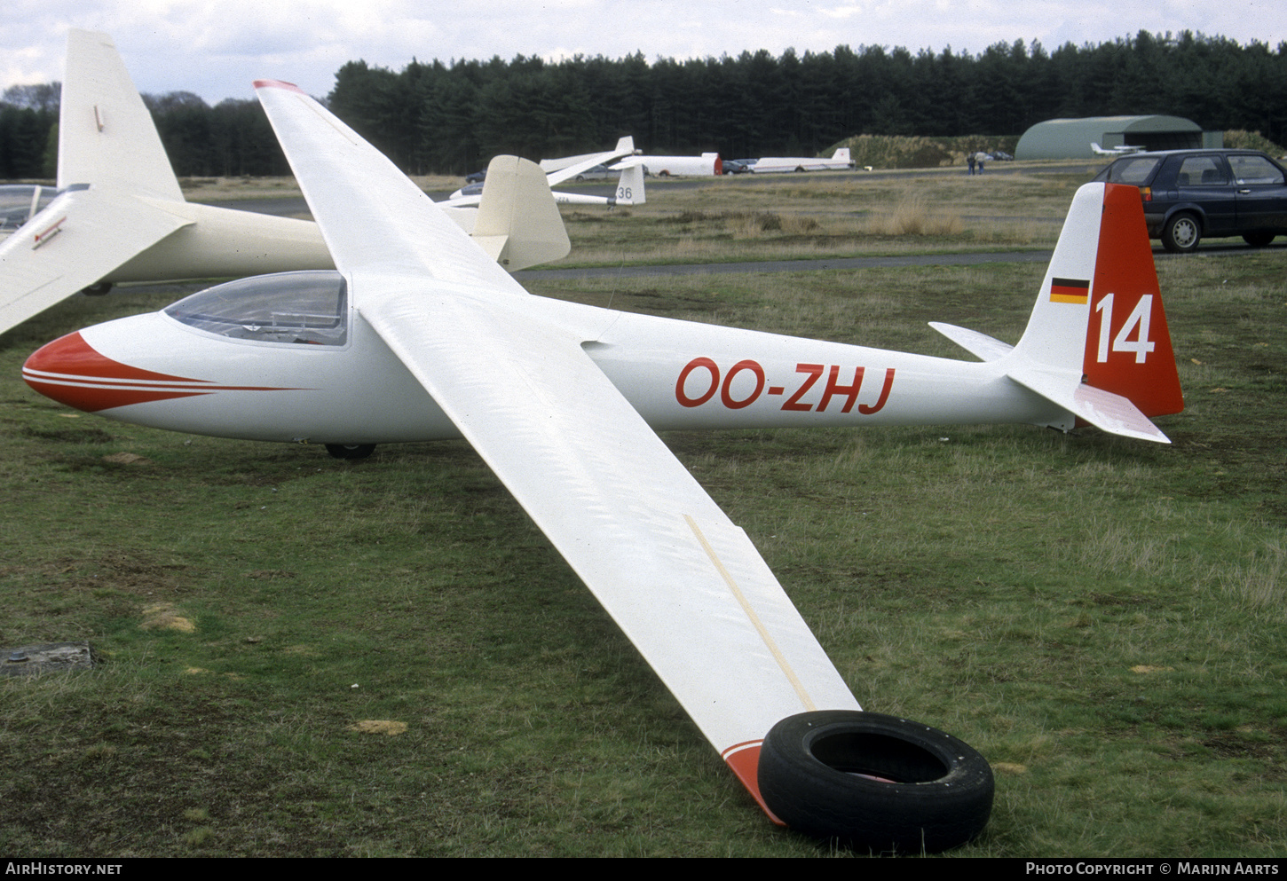 Aircraft Photo of OO-ZHJ | Schleicher Ka-6CR Rhonsegler | AirHistory.net #590218