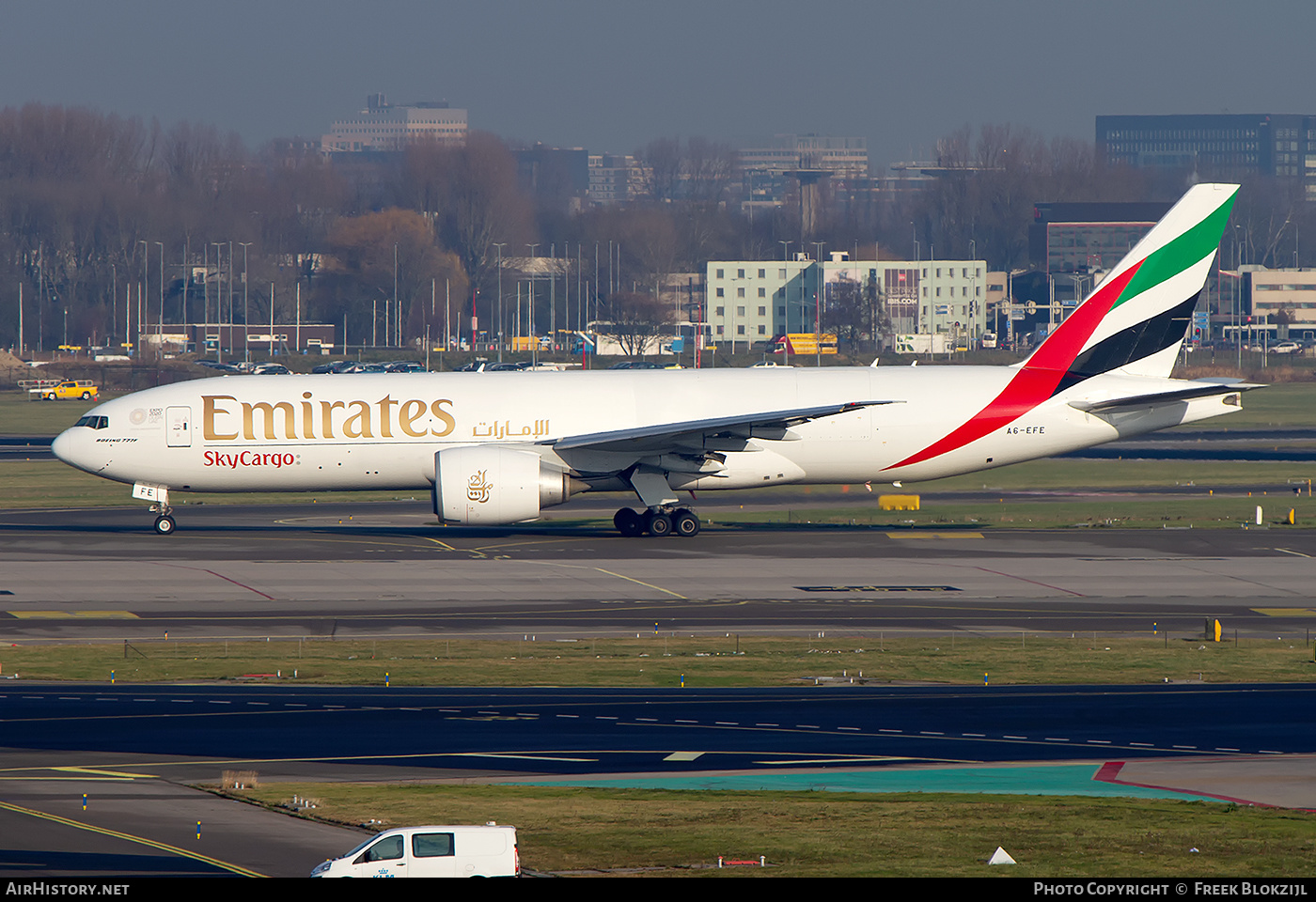 Aircraft Photo of A6-EFE | Boeing 777-F1H | Emirates SkyCargo | AirHistory.net #590275
