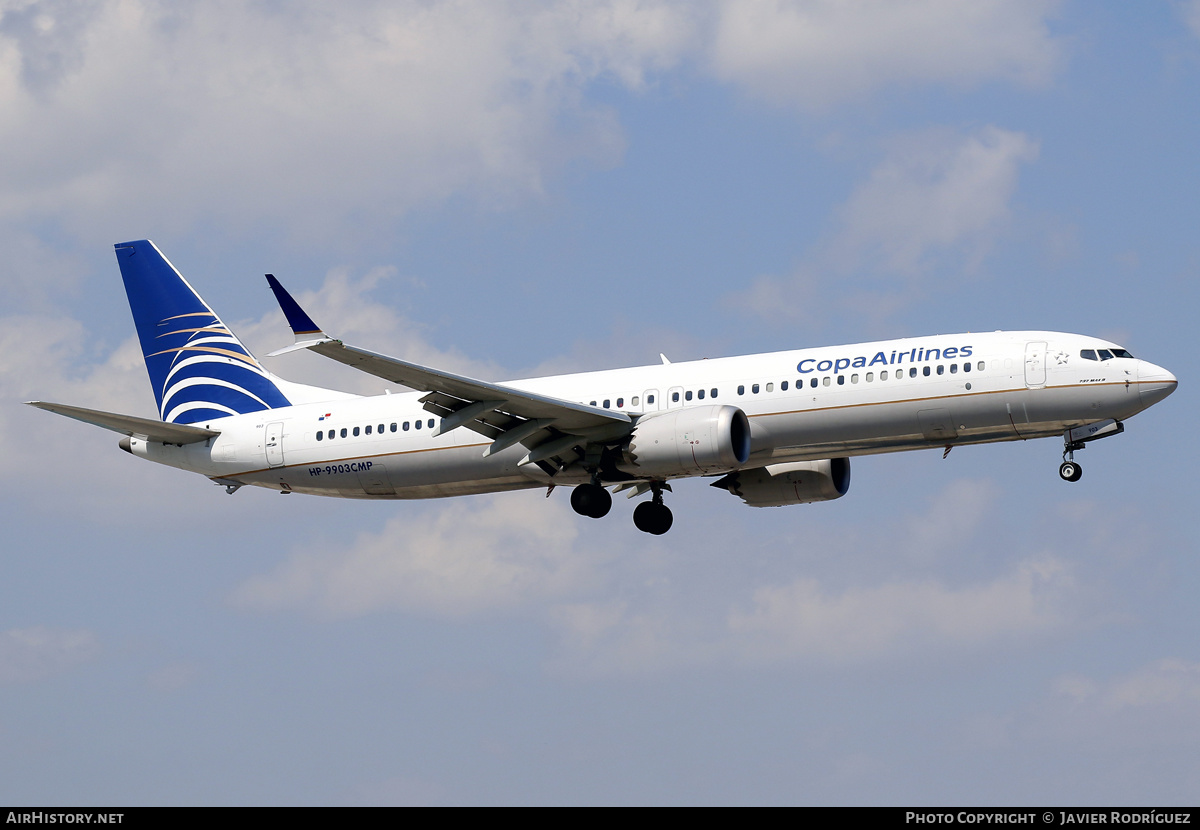 Aircraft Photo of HP-9903CMP | Boeing 737-9 Max 9 | Copa Airlines | AirHistory.net #590310