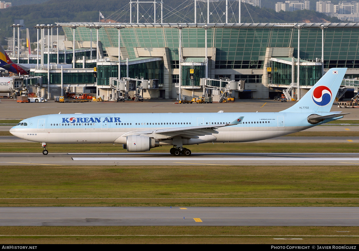 Aircraft Photo of HL7702 | Airbus A330-323E | Korean Air | AirHistory.net #590311