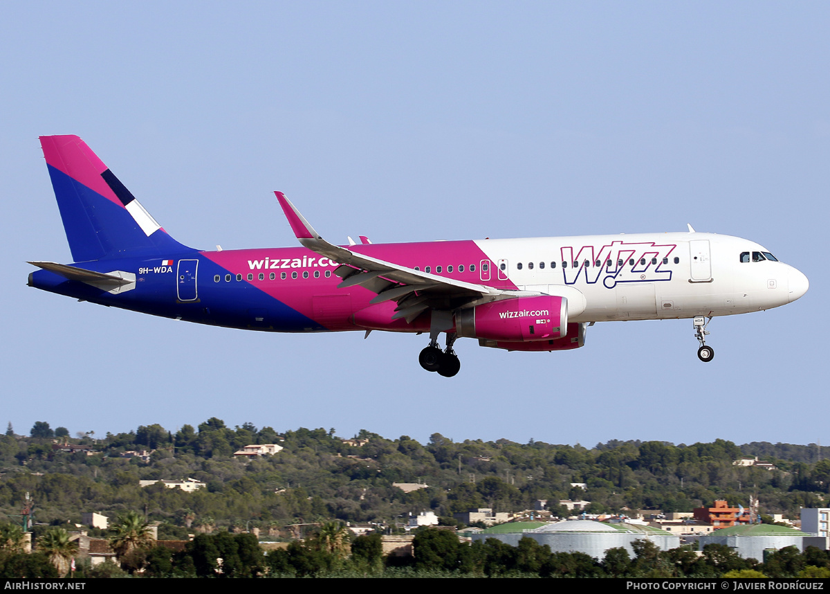 Aircraft Photo of 9H-WDA | Airbus A320-232 | Wizz Air | AirHistory.net #590314