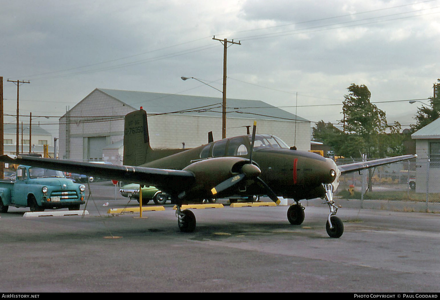 Aircraft Photo of 57-6050 / 0-76050 | Beech U-8D Seminole (50) | USA - Army | AirHistory.net #590329