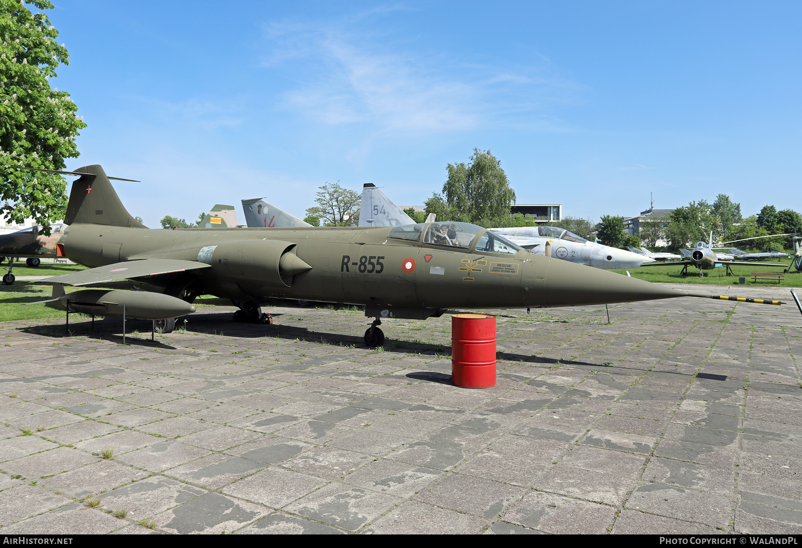 Aircraft Photo of R-855 | Lockheed CF-104 Starfighter | Denmark - Air Force | AirHistory.net #590333