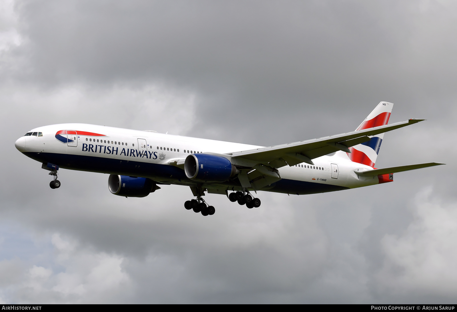 Aircraft Photo of G-YMMB | Boeing 777-236/ER | British Airways | AirHistory.net #590339